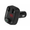 Transmiter FM LED + HandsFree +woltomierz 8-30V + ładowarka 2x USB 3.4A