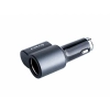 Ładowarka 12/24V 3x USB Auto-ID max 5.1A z gniazdem zapalniczki + kabel USB do USB-C