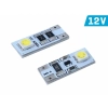 Żarówka VISION W5W (T10) 12V 2x 5050 SMD LED, CANBUS, biała, 2 szt.