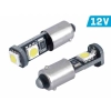 Żarówka VISION T4W BA9s 12V 3x 5050 SMD LED, CANBUS, biała, 2 szt.