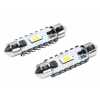 Żarówka VISION Festoon SV8.5 41 mm 12/24V 2x 3570 SMD LED, CANBUS, biała, 2 szt.