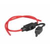 Oprawa bezpiecznika MINI NISKI PROFIL, hermetyczna, przewód 30 cm, 1.8 mm kw