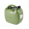 Kanister plastikowy na paliwo, 20L, owalny, khaki