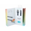 Kabel do ładowania i synchronizacji, w oplocie z mikrofibry, 200 cm, USB > micro USB