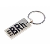 Metalowy brelok z symbolem grupy krwi BRh-