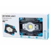 Lampa robocza panelowa 10W COB LED, akumulatorowa, 1000 lm, IK08, IP54 + uchwyt magnetyczny