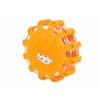 Lampa - flara ostrzegawcza 12 LED + 3 LED, mocowana na magnes i hak, zasilanie 3x AAA, pomarańczowa
