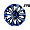 Kołpaki STRONG DUOCOLOR blue - black 15", 4 szt.