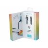 Kabel do ładowania i synchronizacji, w oplocie z mikrofibry, podświetlenie LED, 200 cm, USB > Lightning