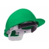 Kask ochronny HDPE, regulowany 53-63 cm, zielony