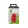 Szybkozłączki elektryczne, czerwone, 0,5-1mm kw, 22-18AWG, 10A max, 5 szt.