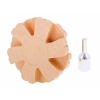 Dysk gumowy do usuwania kleju, FI 90 mm, karbowany, gwint M8