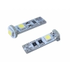 Żarówka VISION W5W (T10) 12V 3x 5050 SMD LED, CANBUS, biała, 2 szt.