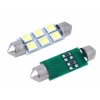 Żarówka VISION Festoon SV8.5 41mm 12V 6x 5050 SMD LED, biała, 2 szt.