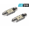 Żarówka VISION Festoon SV8.5 36 mm 12/24V 12x 2016 SMD LED, CANBUS, biała, 2 szt.