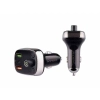 Transmiter FM 12/24V z USB-C PD, QC4.0+, Auto-ID, woltomierzem i HandsFree