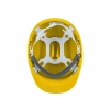 Kask ochronny HDPE, regulowany 53-63 cm, żółty