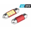 Żarówka VISION Festoon SV8.5 31mm 12/24V 12x 4014 SMD LED, nonpolar, CANBUS, biała, 2 szt.