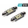 Żarówka VISION Festoon SV8.5 39 mm 12/24V 12x 2016 SMD LED, CANBUS, biała, 2 szt.