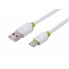 Kabel do ładowania i synchronizacji, silikonowy okrągły, 100 cm, USB > USB-C