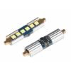 Żarówka VISION Festoon SV8.5 39mm 12/24V 6x 3030 SMD LED, nonpolar, CANBUS, biała, 2 szt.