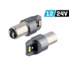 Żarówka VISION P21/5W BAY15d 12/24V 6x 3020 SMD LED, nonpolar, CANBUS, biała, 2 szt.