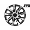 Kołpaki DRACO CS silver - black 15", 4 szt.
