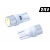Żarówka VISION W5W (T10) 24V 1x HP LED, aluminiowa oprawka, biała, 2 szt.