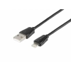 Ładowarka 12/24V QC3.0 1x USB + kabel USB do Lightning