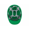 Kask ochronny HDPE, regulowany 53-63 cm, zielony