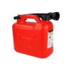 Kanister plastikowy na paliwo, 5L, czerwony
