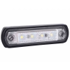 Lampa obrysowa diodowa 12/24V, na podstawie gumowej, na rurę, biała