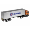 Model 1:32, SCANIA R470, ciągnik pomarańczowy - naczepa srebrna