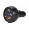 Ładowarka USB 2.1A z woltomierzemi termometrem