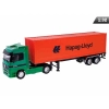 Model 1:32, Mercedes-Benz Actros z kontenerem, ciągnik zielony - naczepa pomarańczowa(C12281MBAZP)