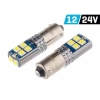 Żarówka VISION H6W BAX9s 12/24V 10x 3030 SMD LED, nonpolar, CANBUS, biała, 2 szt.