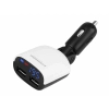 Ładowarka 2x USB 3.4A max + woltomierz 8-30V z alarmem niskiego napięcia