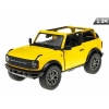 Model 1:34, 2022 Ford Bronco Open Top, żółty (A11767Z)
