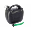 Kanister plastikowy na paliwo, 20L, owalny, czarny