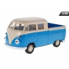 Model 1:34, Volkswagen T1 Double Cabin Pick Up, niebiesko-kremowy (A880VTDCPNK)