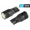 Żarówka VISION W5W (T10) 12/24V 6x 3020 SMD Ultra Bright LED, nonpolar, biała, 2 szt.