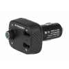 Transmiter FM LED + HandsFree +woltomierz 8-30V + ładowarka 2x USB 3.4A