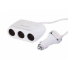 Rozgałęziacz zapalniczki 12/24V potrójny z włącznikami + 2x USB QC3.0 + 2x USB 3.6A, kabel 120 cm