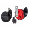Klakson 12V, 115 dB, dwutonowy,ślimakowy, z przekaźnikiem, 2 szt.
