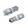 Żarówka VISION T4W BA9s 12V 5x 5050 SMD LED, biała, 2 szt.