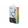Kabel do ładowania i synchronizacji, w oplocie z mikrofibry, podświetlenie LED, 200 cm, USB > USB-C