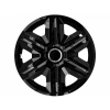 Kołpaki FAST black lacquered + ring 15