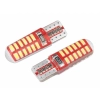 Żarówka VISION W5W (T10) 12V 24x 3014 SMD LED, CANBUS, silikonowa oprawka, biała, 2 szt.