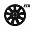 Kołpaki DRIFT BLACK MATT + ring 14", 4 szt.