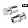 Żarówka VISION P21W BA15s 24V 8x 5050 SMD LED, biała, 2 szt.